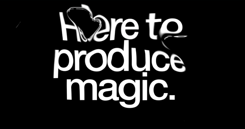 Анимация «Here to produce magic»